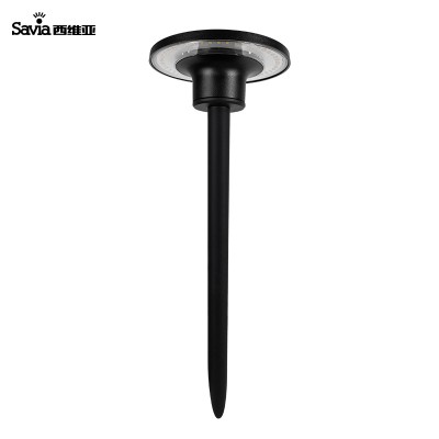 Savia IP65 8W LED 400mm Garden Mushroom Bollard Light Aluminum Outdoor Pathway Lawn Lamp Spike Light