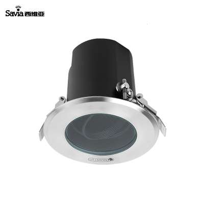 Savia Outdoor gu10 downlight housing lamp IP67 Max.7W 316stainless steel adjustable ceiling light led recessed downlight