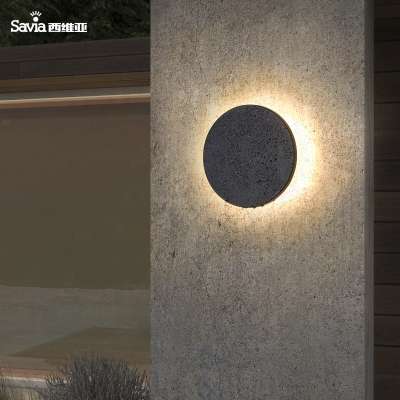 Savia modern waterproof IP65 outdoor wall lamp LED SMD 220-240V 8W outdoor light plastic garden light surface mount wall light