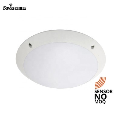 Savia 15W 20W IP66 bathroom lamp UV protection LED motion sensor light waterproof outdoor ceiling light for balcony