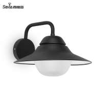 Savia Aluminum Housing IP44 E27Decorative Waterproof Surface Mounted Outdoor Lamps E27 Edison Bulbs Garden Wall Light