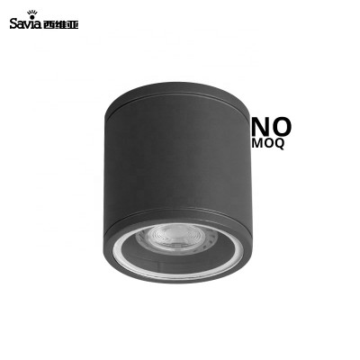 Savia suface mounted round cylinder downlight IP54 GU10 Max.50W Aluminum balcony ceiling light spotlight indoor outdoor